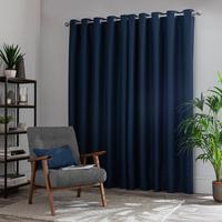 Gambar Gorden blackout biru navy polos minimalis gorden Jendela/kaca/kamar/ruang tamu/kantor/villa minimalis - Biru Navy, L.100 x T.265cm dari Gorden Custom. undefined 3 Tokopedia