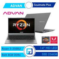 Gambar Advan Soulmate Plus AMD Ryzen 5 3500U 8GB 256GB SSD 14" HD Windows 11 dari Utama Original Store undefined 1 Tokopedia