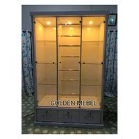 Gambar Lemari Tas + Lemari Jilbab 3Pintu dari Golden Meubel undefined 2 Tokopedia