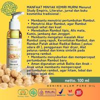 Gambar Minyak Kemiri Murni 100 ml - Penumbuh Rambut, Alis, Jenggot, Brewok, dari Dening Alam Pure Oil undefined 3 Tokopedia