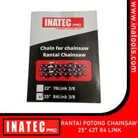 Gambar Rantai Chainsaw 25" 42 mata 84 link 3/8 inch INATEC PRO dari INATEC PRO (OFFICIAL STORE) undefined 1 Tokopedia