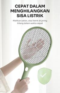 Gambar Raket Nyamuk Elektrik Mosquito Swatter Pengusir Nyamuk Robot RT-MS02 dari Lisensiantivirus undefined 4 Tokopedia