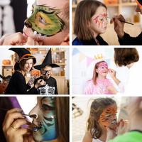 Gambar Glow In The Dark Face Paint 6 Warna Cat Lukis Badan Wajah Non-Toxic Makeup for Cosplay halloween costume Fluorescence Painting Karnaval Birthday Party Art Supplies Stationery premium - 6 color dari Deruyan undefined 3 Tokopedia