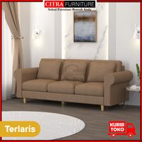 Gambar Sofa Retro Minimalis 3 Seater PANAMA Series | Sofa Scandinavian 3 Dudukan - MYSTIC dari Citra furniture undefined 5 Tokopedia