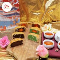 Gambar Mooncake/Kue Bulan/Tiong Tjiu Pia Royale Vegan Vegetarian Halal Satuan - Durian Almond dari Felly Kitchen undefined 1 Tokopedia