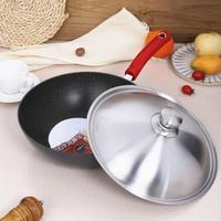 Gambar ES Tutup Panci Wajan Teflon Stainless Steel Penutup Panci Kacamata Satuan Serbaguna Tutup Penggorengan - Full Stainless, 36cm dari ES Indonesia undefined 5 Tokopedia