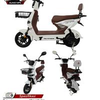 Gambar Sepeda Listrik Pacific Agathos AE 370 PRO, NFC, 500watt 48v/12Ah, Alarm Alert, Keranjang Luas, Jok luas, Terbaru 2024 - Abu-abu dari Bintang Komunika Majalaya undefined 3 Tokopedia