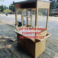 Gambar gerobak es teh poci solo bahan jati belanda dari jaya makmur furneture 97 undefined 2 Tokopedia