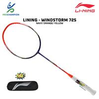 Gambar New Raket Badminton LINING WINDSTORM 72 S / 72S / WS72S Navy Orange - Raket Only dari PROCHAMPION undefined 1 Tokopedia
