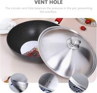 Gambar ES Tutup Panci Wajan Teflon Stainless Steel Penutup Panci Kacamata Satuan Serbaguna Tutup Penggorengan - Full Stainless, 36cm dari ES Indonesia undefined 4 Tokopedia