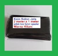 Gambar Kain Salon Jala 2 meter x 95 cm  untuk box Salon speaker Warna Hitam dari Nivico shop undefined 1 Tokopedia