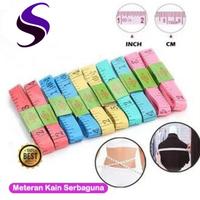 Gambar Meteran Baju Jahit 150 Cm Meteran Kain Penjahit Pengukur Badan Mini - Random dari SUTACI Store undefined 3 Tokopedia