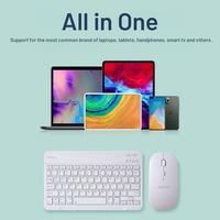 Gambar Keyboard Mouse Set GROTIC Wireless Bluetooth LED Backlight 2.4GHz 10 inch For Laptop PC Tablet Mobile Phone - Mint LED dari Grotic Official Store undefined 3 Tokopedia