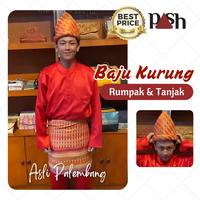 Gambar Tino Songket - Baju Kurung Cowok Rumpak Dan Tanjak - Merah, XXXXXL dari Tino Songket undefined 1 Tokopedia