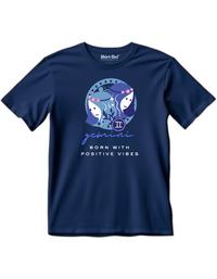 Gambar Kaos Baju Zodiak Gemini 3 - Navy, S dari Shirt On! undefined 4 Tokopedia