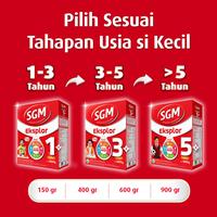 Gambar SGM EKSPLOR 1+ MADU 1-3 TAHUN 150G/400G/600G/1000G VANILLA SUSU FORMULA BAYI - 150G dari milmart.id undefined 4 Tokopedia