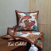Gambar Sarung Bantal Kursi Set Batik Tulis Taman Samudera dari Risang Karpet_NEW undefined 5 Tokopedia