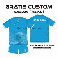 Gambar [ Free Sablon Nama ] Jersey Futsal Anak Viral Stelan Baju Bola Anak Kaos Badminton Anak Laki Perempuan Olahraga Celana Outdoor Sport - Lis Turkis, M dari As.Store05 undefined 2 Tokopedia