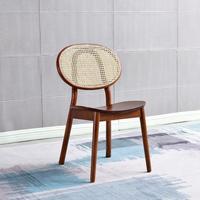 Gambar Kursi Makan Cafe Rotan Kayu Jati Minimalis Modern dari Nugroho furniture undefined 2 Tokopedia