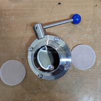 Gambar Butterfly Valve Sanitary 4" inch Stainless SS 304 Foodgrade dari Teknik Industri Manufacturing undefined 2 Tokopedia