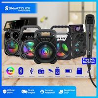 Gambar Smartclick Speaker Bluetooth Karaoke Portable Mini 3.5 Inches Free Mic - S288 dari SmartClick.id undefined 1 Tokopedia