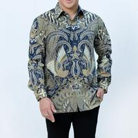 Gambar Kemeja batik pria lengan panjang batik tulis berlapis furing BJ27 dari Batik Makmuri undefined 1 Tokopedia