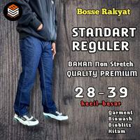 Gambar ~Bosse~ Celana jeans standar non stretch pria panjang/ Jeans denim pria panjang reguler - Garment, 28 kecil dari bosss rakyat 2 undefined 2 Tokopedia