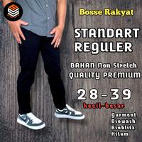 Gambar ~Bosse~ Celana jeans standar non stretch pria panjang/ Jeans denim pria panjang reguler - Garment, 28 kecil dari bosss rakyat 2 undefined 1 Tokopedia