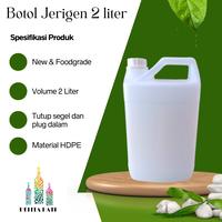 Gambar BOTOL JERIGEN / JIRIGEN 2L SEGEL BARU HDPE FOODGRADE HARGA DISTRIBUTOR dari UD PELITA HATI undefined 1 Tokopedia