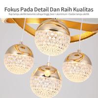 Gambar Baru LIGHTING PLANET GARANSI 1 TAHUN lampu gantung kristal minimalis mewah 3 warna LED Remote Control Dekorasi ruang tamu / Hotel Nordik bergaya Eropa dari kasmih08899 undefined 3 Tokopedia