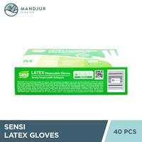 Gambar Sensi Latex Disposable Gloves Size M Isi 40 - Sarung Tangan Serbaguna dari Apotekmandjurofficial undefined 2 Tokopedia