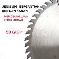 Gambar NANIWA Saw Blade 7 Inch X 50 T Mata Circular Pisau Gerinda Potong Gergaji Kayu 180mm Multifungsi dari BahteraTools undefined 3 Tokopedia