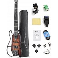 Gambar Electric Guitar E.G. Donner HUSH-X Sunburst w/Bag, Tuner, Earphone, Strap, Pick, Cable, Lap dari 1CorToNe Music Store undefined 1 Tokopedia