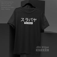 Gambar Kaos Tulisan Jepang Distro Kota Surabaya Kekinian Pria Wanita Murah - Hitam, S dari Abi Kiya Store undefined 1 Tokopedia