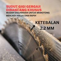 Gambar NANIWA Saw Blade 7 Inch X 50 T Mata Circular Pisau Gerinda Potong Gergaji Kayu 180mm Multifungsi dari BahteraTools undefined 4 Tokopedia