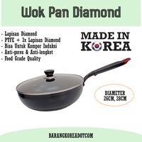 Gambar Wok Induksi Diamond Coat Akebono / Wajan Lapisan Diamond Anti Lengket - 26 cm dari barangkoreadotcom undefined 1 Tokopedia