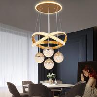 Gambar Baru LIGHTING PLANET GARANSI 1 TAHUN lampu gantung kristal minimalis mewah 3 warna LED Remote Control Dekorasi ruang tamu / Hotel Nordik bergaya Eropa dari kasmih08899 undefined 5 Tokopedia