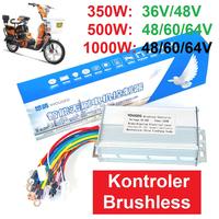 Gambar Kontroler Sepeda Listrik Motor Elektrik Kontrol BLDC 36V 48V 64V 350W 500W 1000W Watt Universal Brushless DC Softness Suku Cadang Universal Regulato+ - 350 Watt dari Rumixx_NEW undefined 1 Tokopedia