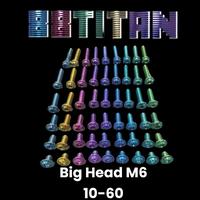Gambar Baut Titanium GR5 M6 Drat 10 Big Head M6x10-M6x60 Panjang 1-6cm Payung Big Head - Ice Blue, M6X10 dari 88Titan undefined 2 Tokopedia