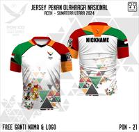 Gambar Baju pon XXI 2024 aceh sumut jersey kaos pon 2024 C free custom nama dan logo - Putih, XS dari kaosjerseytokobaru undefined 2 Tokopedia