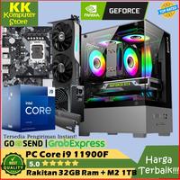 Gambar pc gaming i9 11900 | ram 32gb | rtx 3050 [ pc editing core i9 11900f | rtx 3050 | ram 32 | m2 1tb] dari kk komputer store #kkstore undefined 1 Tokopedia