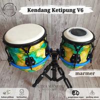 Gambar ￼Kendang Ketipung Dangdut Gendang Dangdut Koplo Pro Standar Berkualitas Putra Mandiri Wood Craft - Ktp STD Hitam dari Putra Mandiri Wood Craft undefined 4 Tokopedia