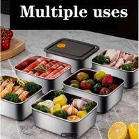 Gambar Kotak Makan Dapat Dipanaskan Lunch Box Microwavable Multifunctional Stainless Steel dari XplorStation undefined 1 Tokopedia