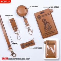 Gambar id card holder kulit - Hitam dari MD leather undefined 1 Tokopedia