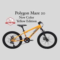 Gambar SEPEDA GUNUNG MTB POLYGON MAZE 20 inch Shimano Remaja Anak Disc Brake - Yellow dari Toko Sepeda Majuroyal undefined 2 Tokopedia