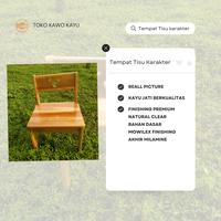 Gambar Kursi anak TK kursi anak hommy kayu jati lubang dari Kawo kerajinan kayu undefined 5 Tokopedia