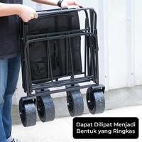 Gambar Troli Barang Lipat Camping Cart Picnic Portable 8 Inch with Table dari Hardware Solutions undefined 4 Tokopedia
