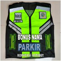 Gambar rompi tukang parkir murah pria - Hijau, M dari K0NPEKSI ATRIBUT undefined 1 Tokopedia
