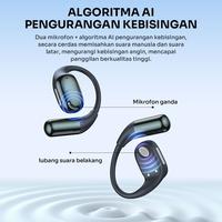 Gambar Earphone TWS ROBOT OWS 1 Open Ear Bluetooth 5.4 Dark Blue dari Blessing Computer Bali undefined 4 Tokopedia