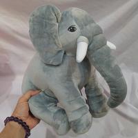 Gambar Boneka Gajah Elephant L Abu Plush toys Gajah Duduk dari Clara Toys_NEW undefined 5 Tokopedia